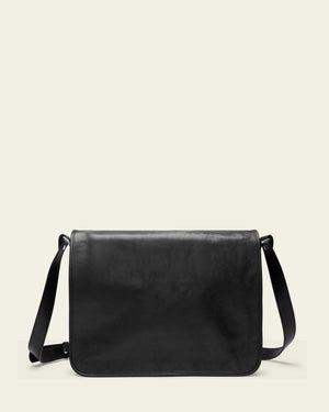 Nero Ink - 15" Leather Messenger Bag