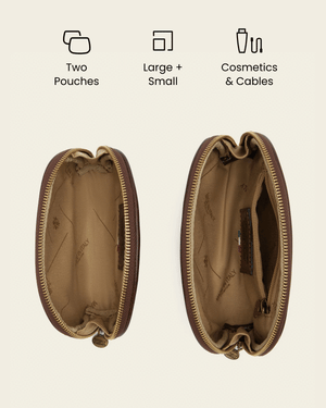 Duo Terra - Leather Pouch Set
