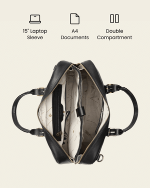Madrid Ink - 16" Leather Briefcase