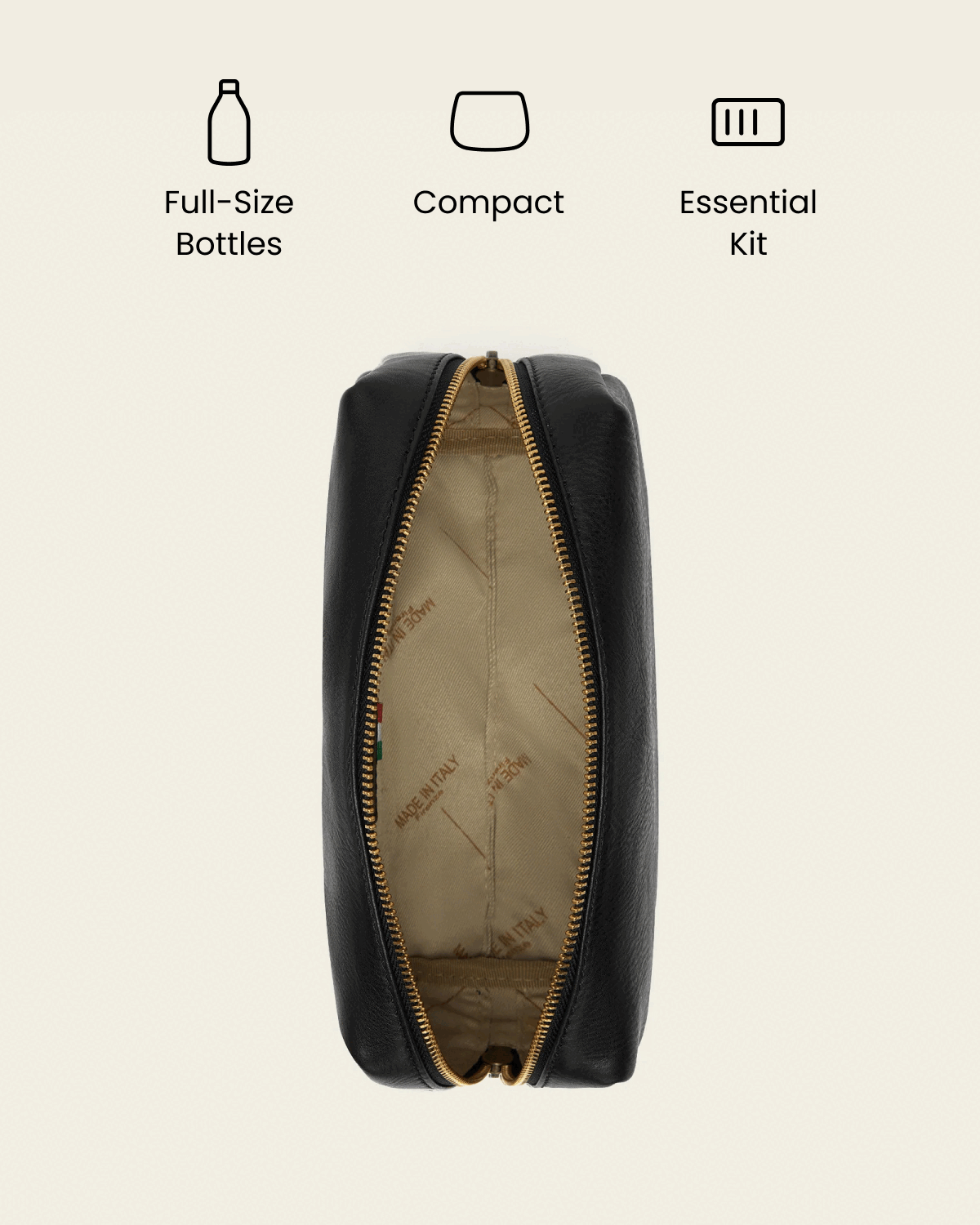 Otto Ink - Leather Toiletry Bag