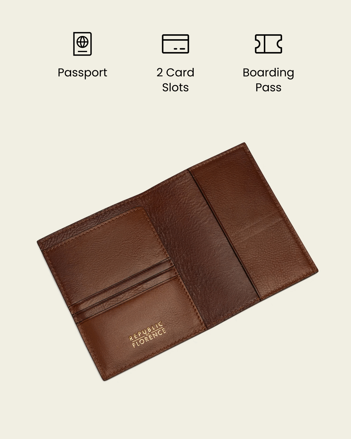 Passport Earth - Leather Passport Cover