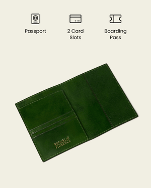 Passport Forest - Leather Passport Cover