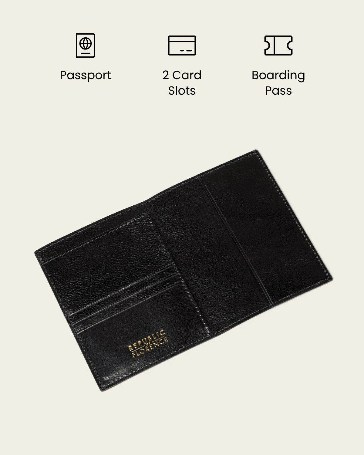 Passport Jet - Leather Passport Cover