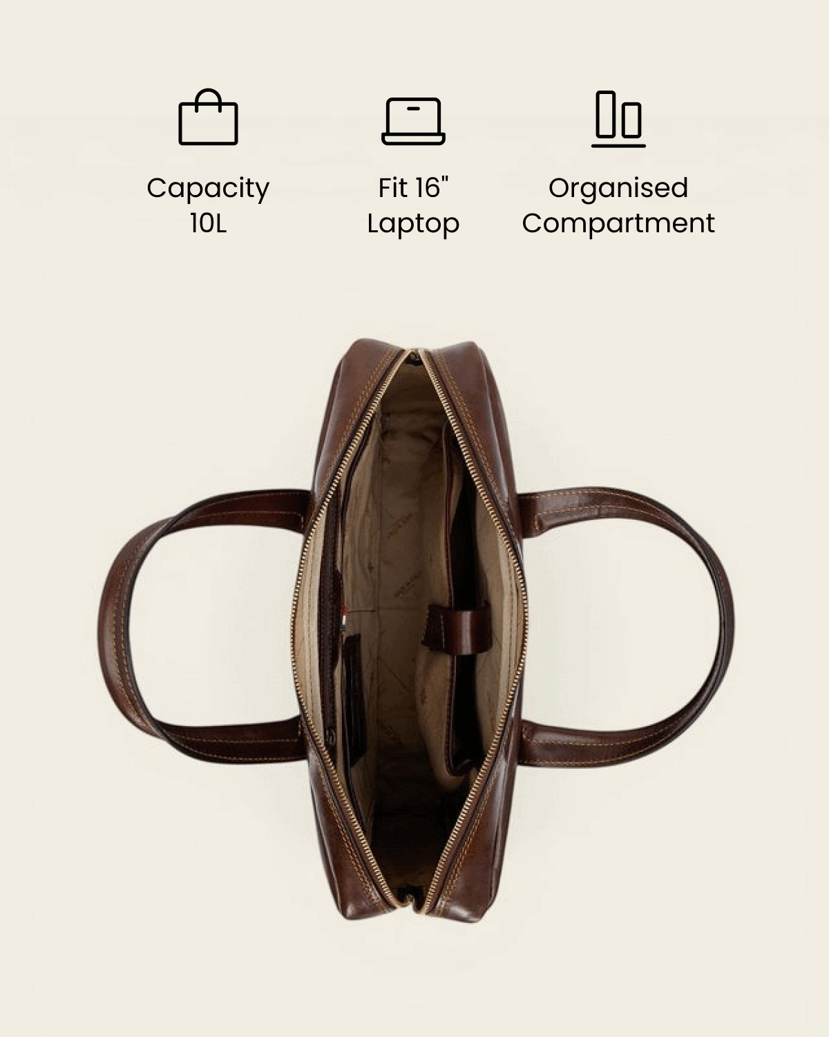 Tokyo Terra - 16" Laptop Briefcase