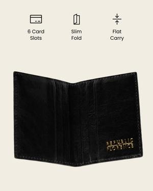 Vertical Jet - Leather Card Holder