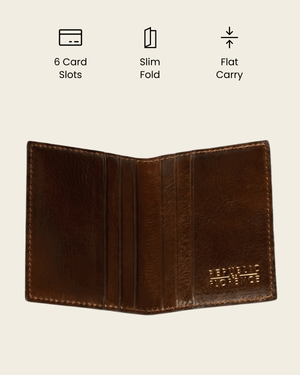 Vertical Terra - Leather Card Holder
