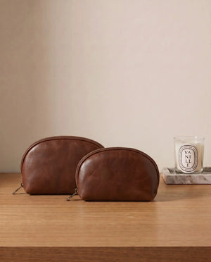 Duo Earth - Leather Pouch Set