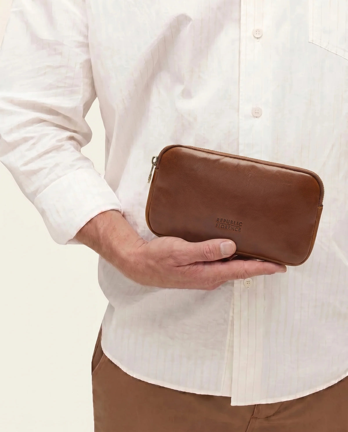 Forma5 Earth - Leather Zip Organiser