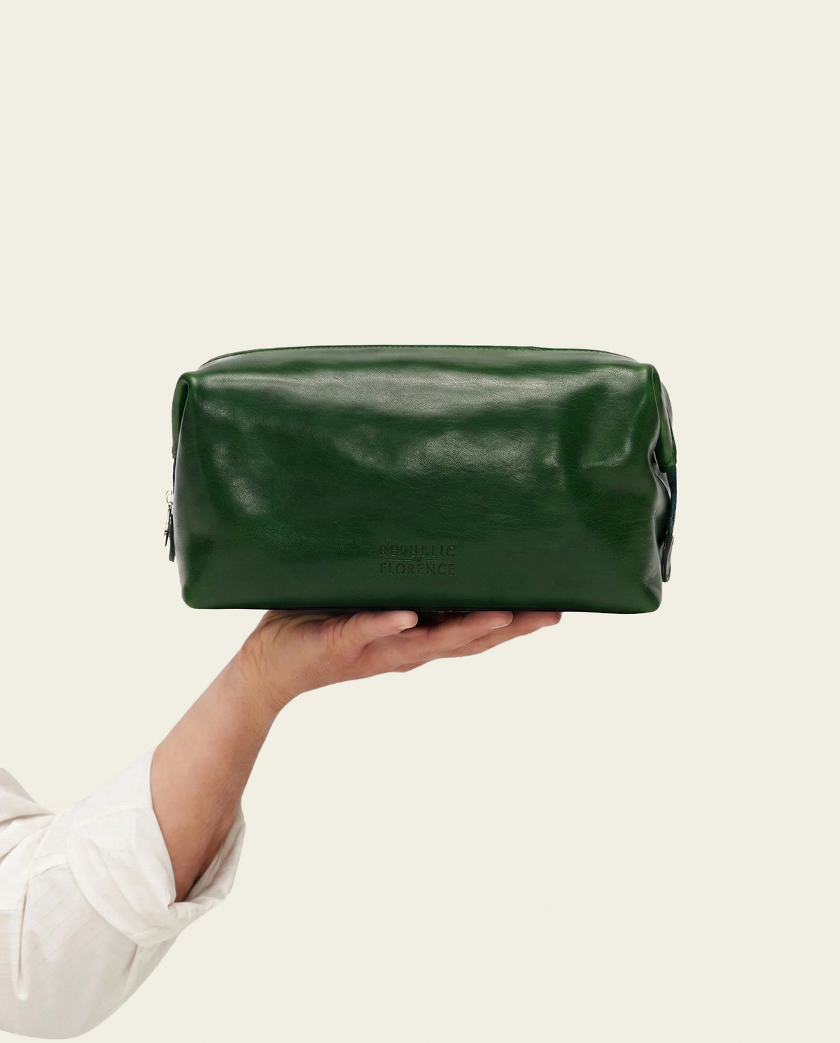 Grand Dopp Kit Forest - Leather Toiletry Bag