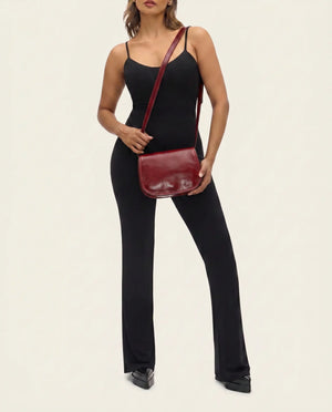 Mia Rosso - Leather Crossbody Bag