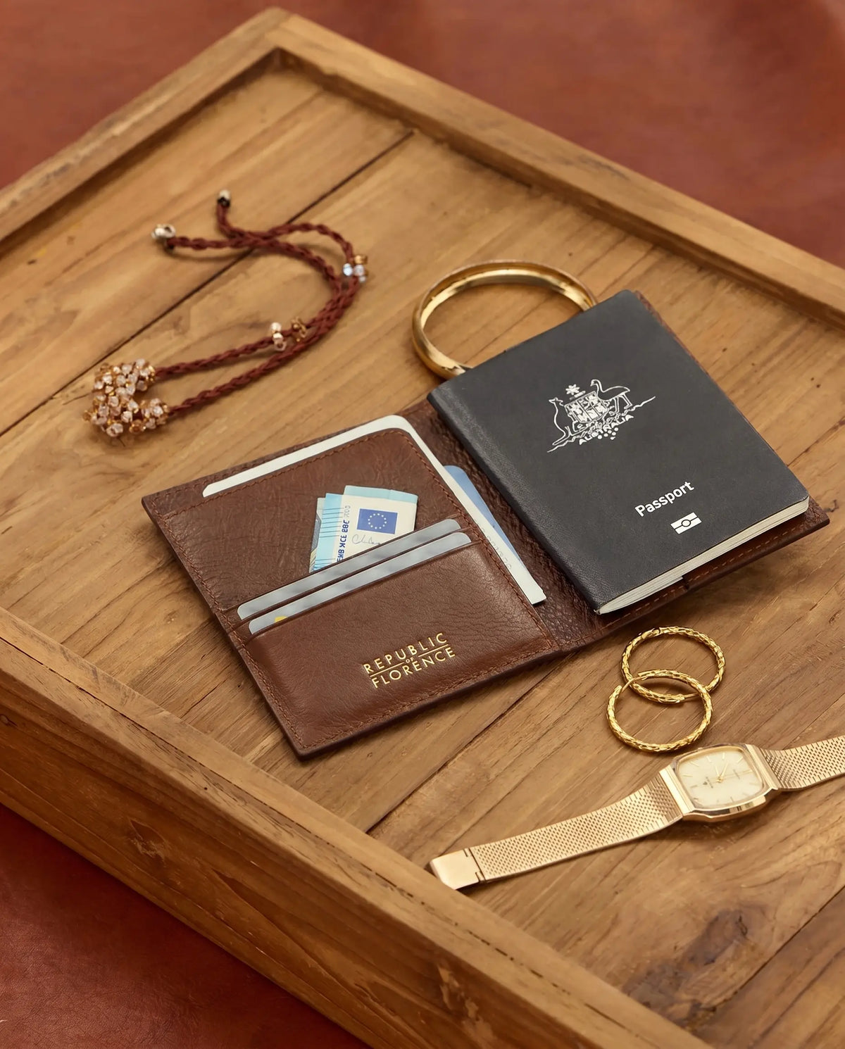 Passport Earth - Leather Passport Cover