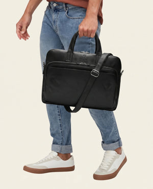 Pretoria Ink - 15" Leather Laptop Briefcase