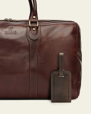 Tag Espresso - Leather Travel Tag