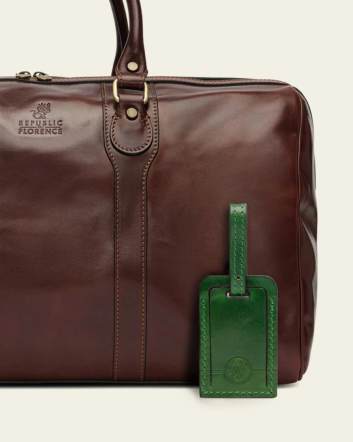 Tag Forest - Leather Travel Tag