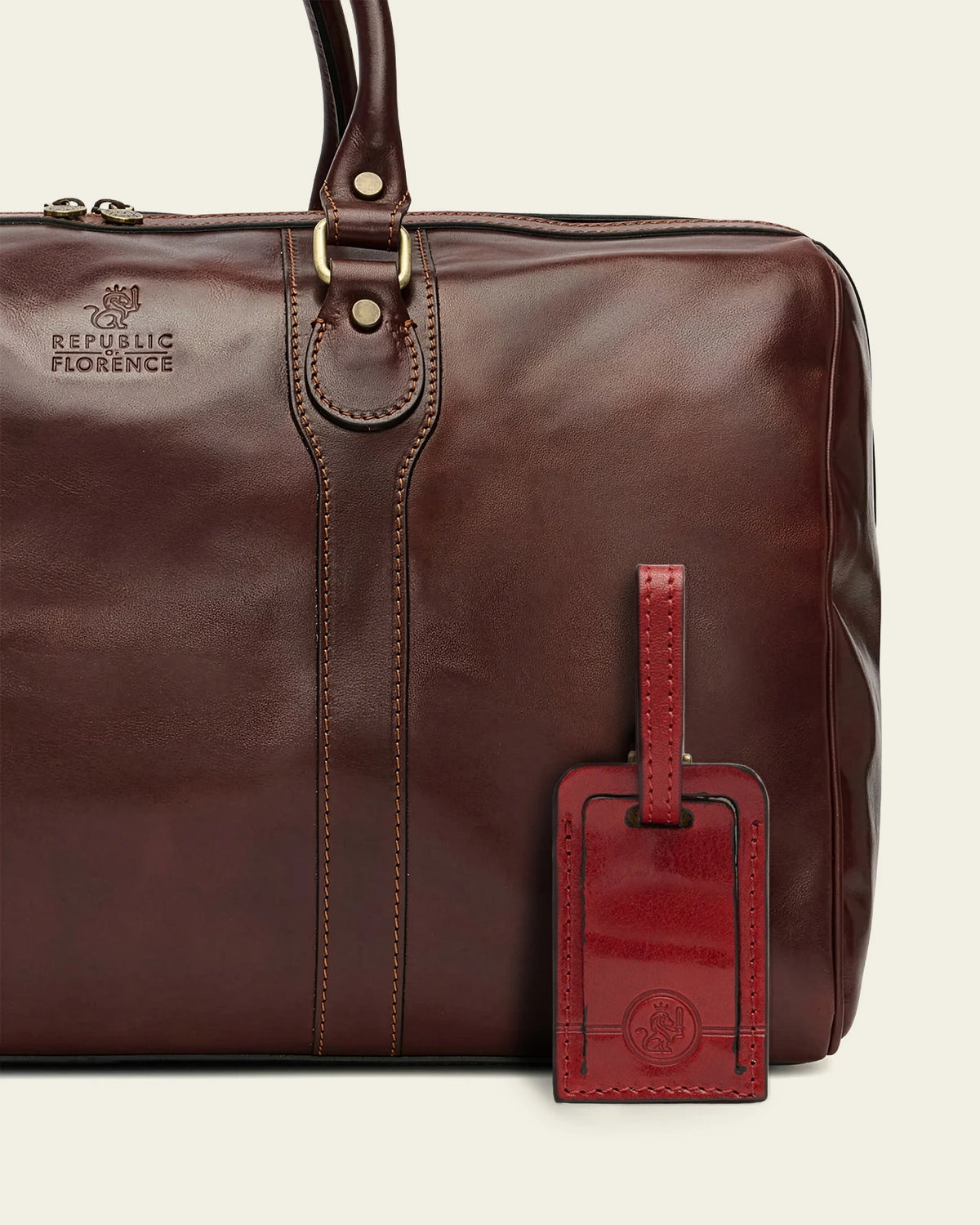 Tag Rosso - Leather Travel Tag
