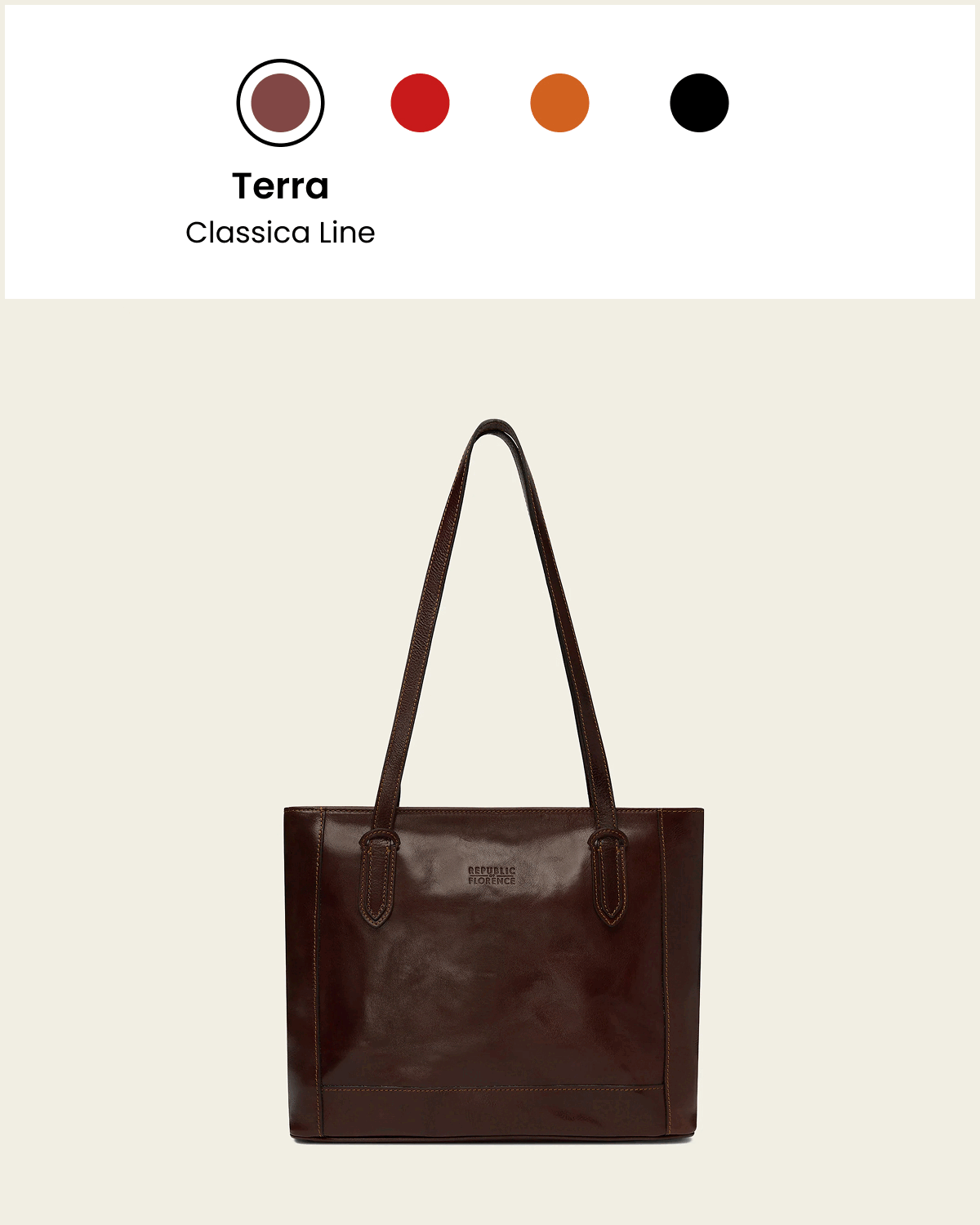 Amelia Rosso - Leather Work Tote