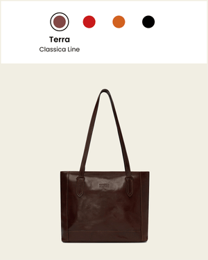 Amelia Jet - Leather Work Tote