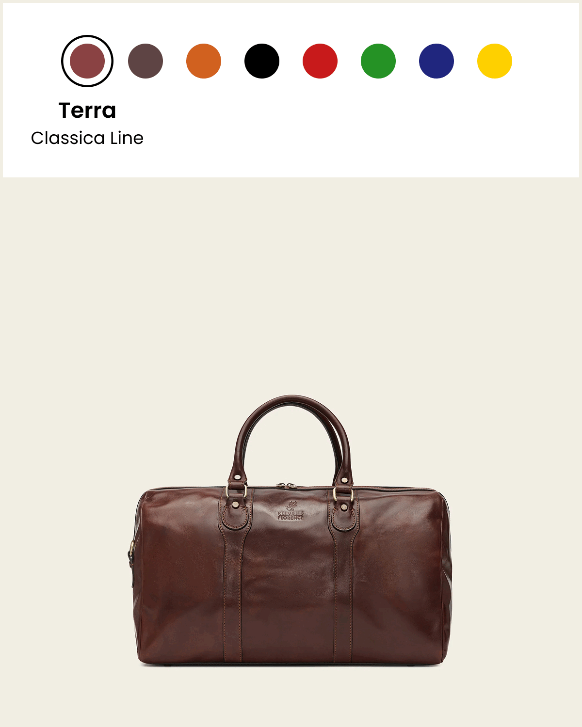 Beltrami Royal - Leather Weekender Bag