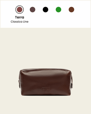 Grand Dopp Kit Forest - Leather Toiletry Bag