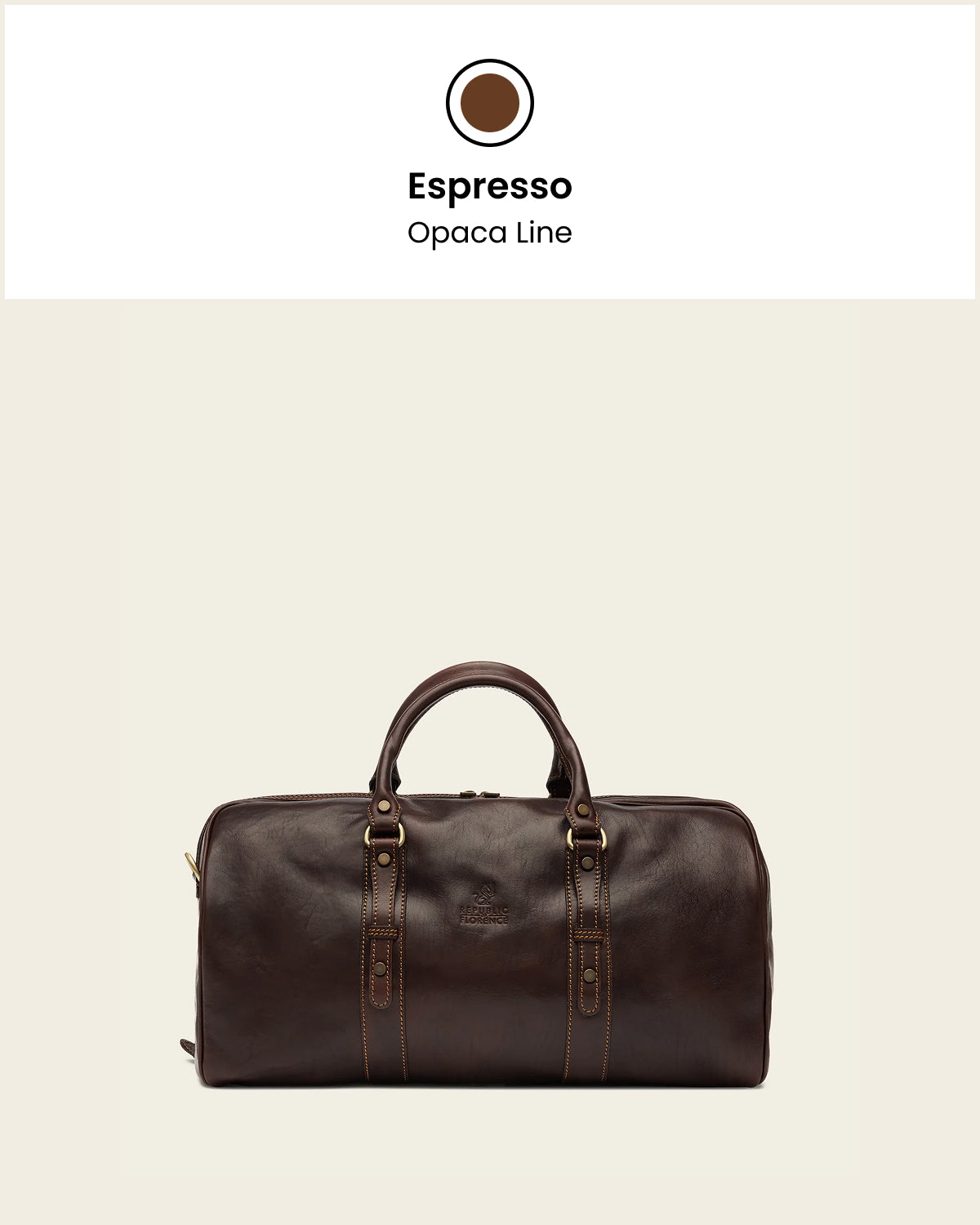 Polo Medium Espresso - Leather Weekender