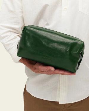 Grand Dopp Kit Forest - Leather Toiletry Bag