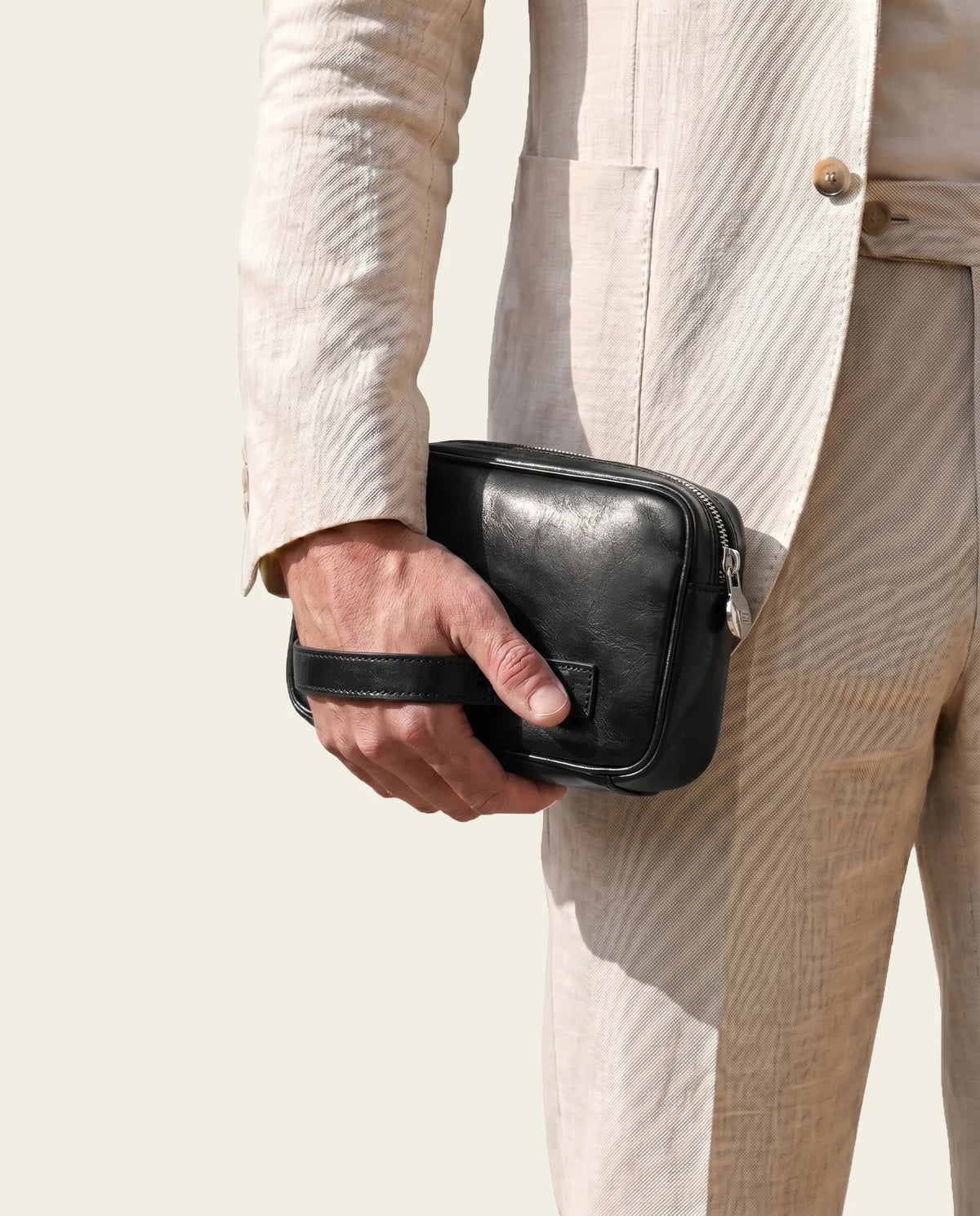 Marcus Jet - Leather Carry Pouch