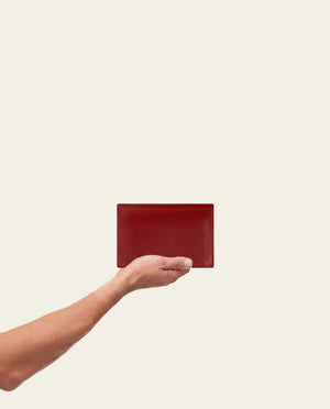 Passport Rosso - Leather Passport Cover