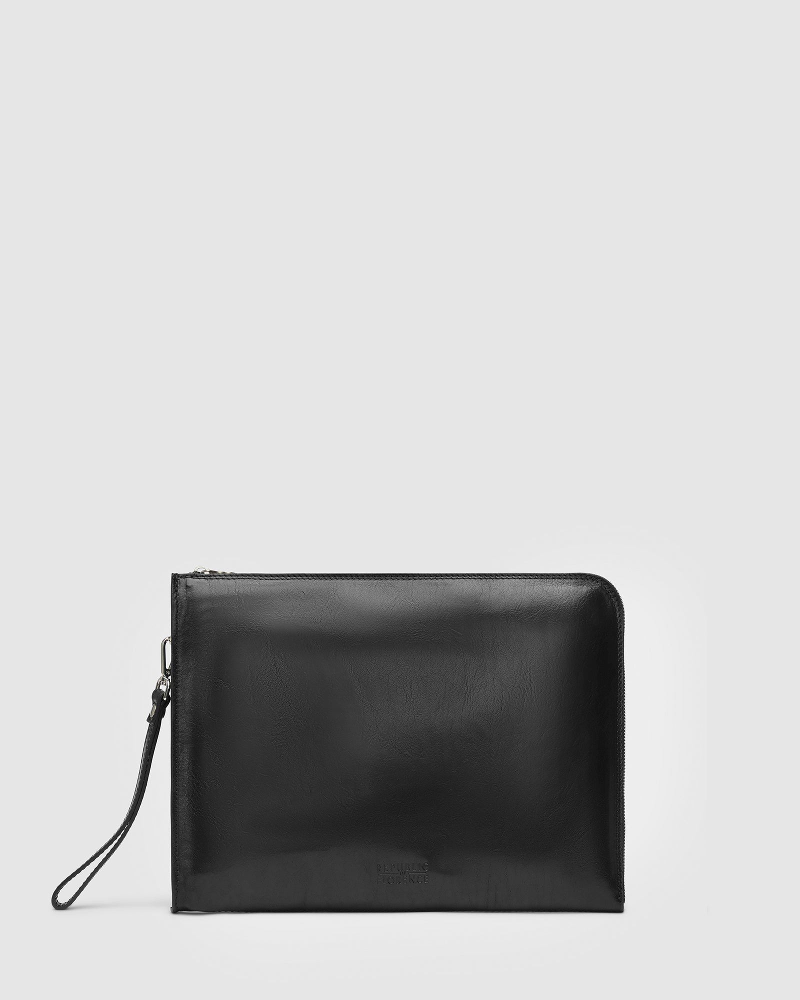 Charta Black - Leather Document Holder - Republic of Florence