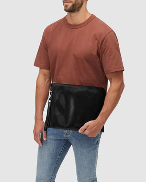Charta Black - Leather Document Holder - Republic of Florence