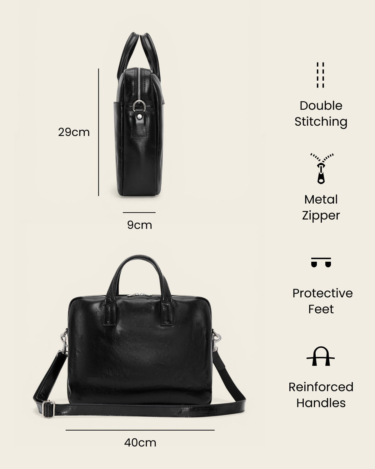 Tokyo Jet - Leather Briefcase | Republic of Florence
