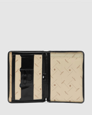 Folio Black - Slim Leather Compendium - Republic of Florence