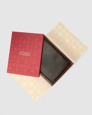 Folio Chocolate - Leather A4 Compendium - Republic of Florence