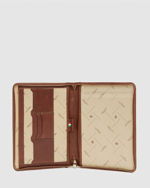 Folio Matt Brown - Leather Slim Compendium - Republic of Florence