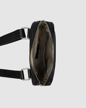 Gaius Matt Black - Leather Satchel - Republic of Florence