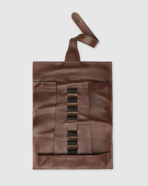 Garfield Brown - Leather Pen Holder - Republic of Florence