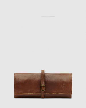 Gioia Brown Jewellery Case - Republic of Florence