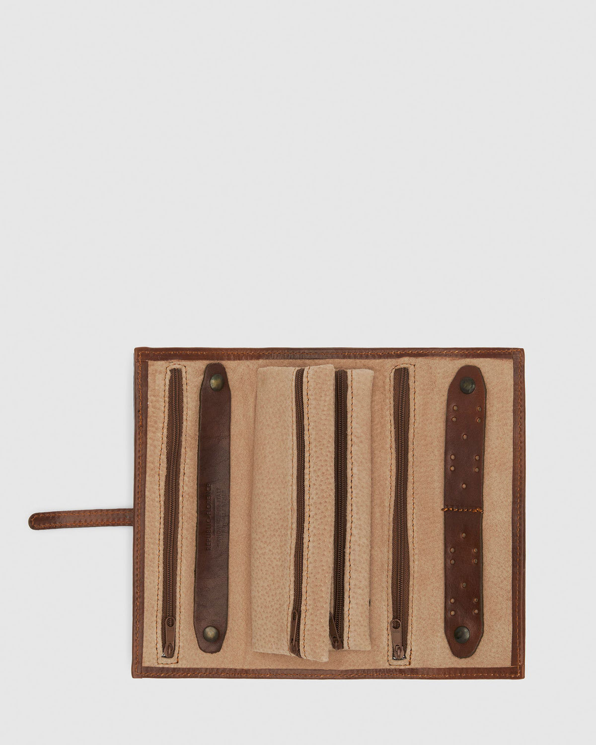 Gioia Brown Jewellery Case - Republic of Florence