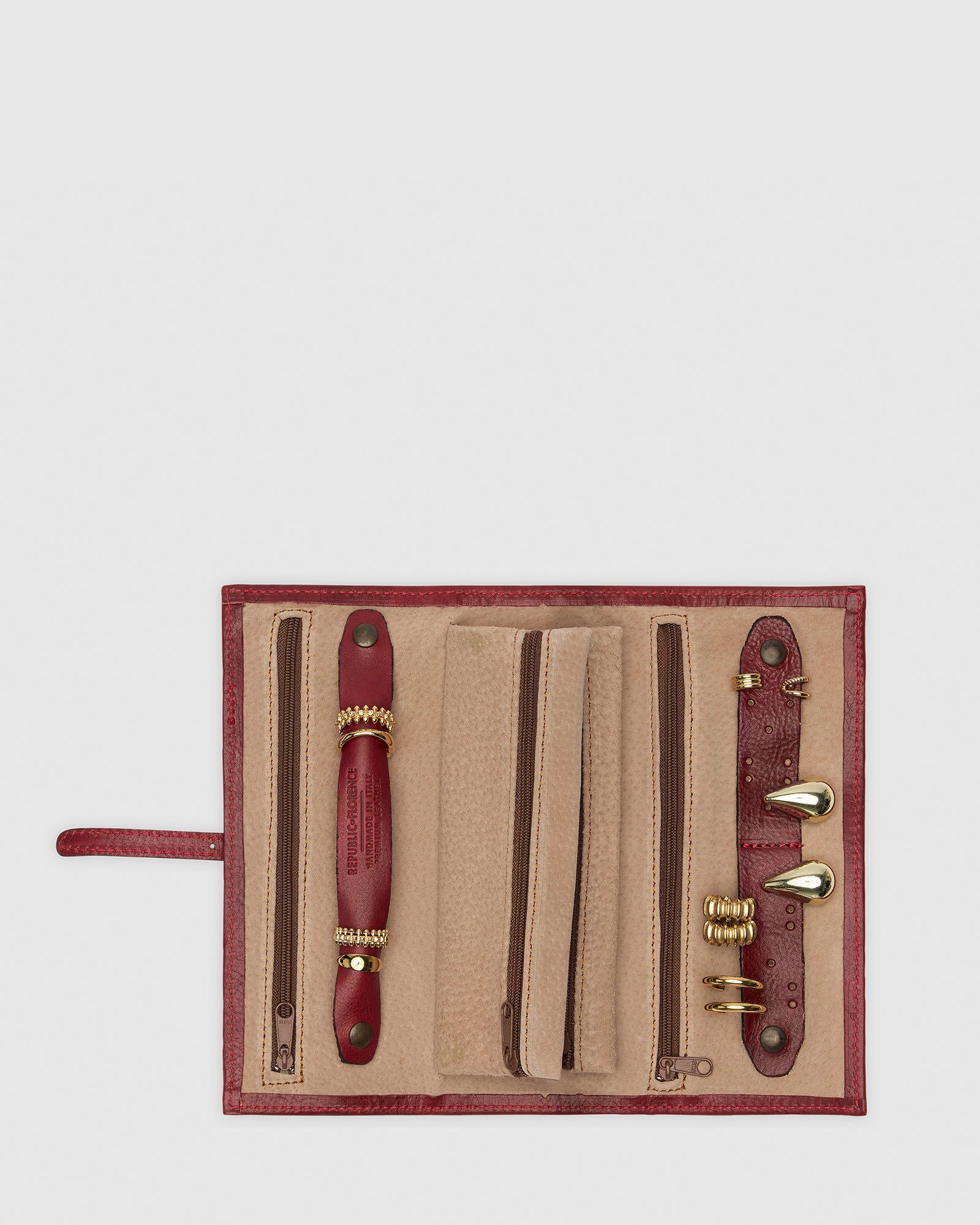 Gioia Red Jewellery Case - Republic of Florence