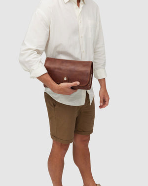 Hanging Dopp Kit Matt Brown - Republic of Florence