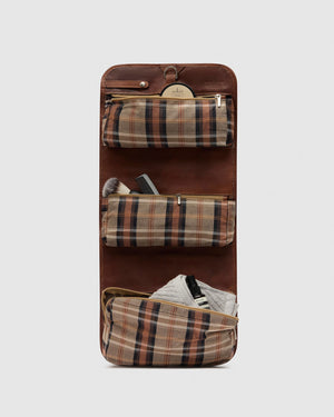 Hanging Dopp Kit Matt Brown - Republic of Florence