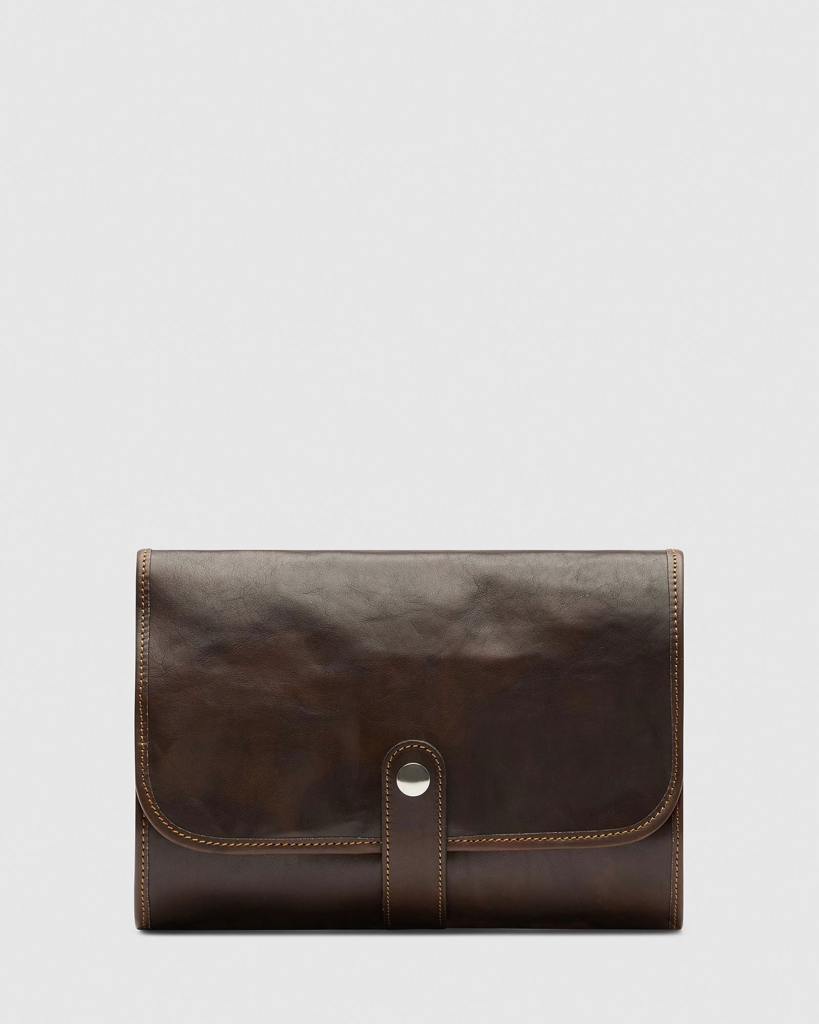Hanging Dopp Kit Matt Chocolate - Republic of Florence