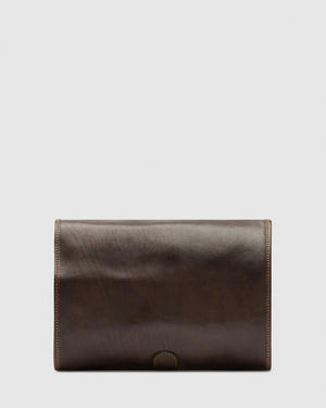Hanging Dopp Kit Matt Chocolate - Republic of Florence