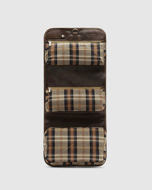 Hanging Dopp Kit Matt Chocolate - Republic of Florence