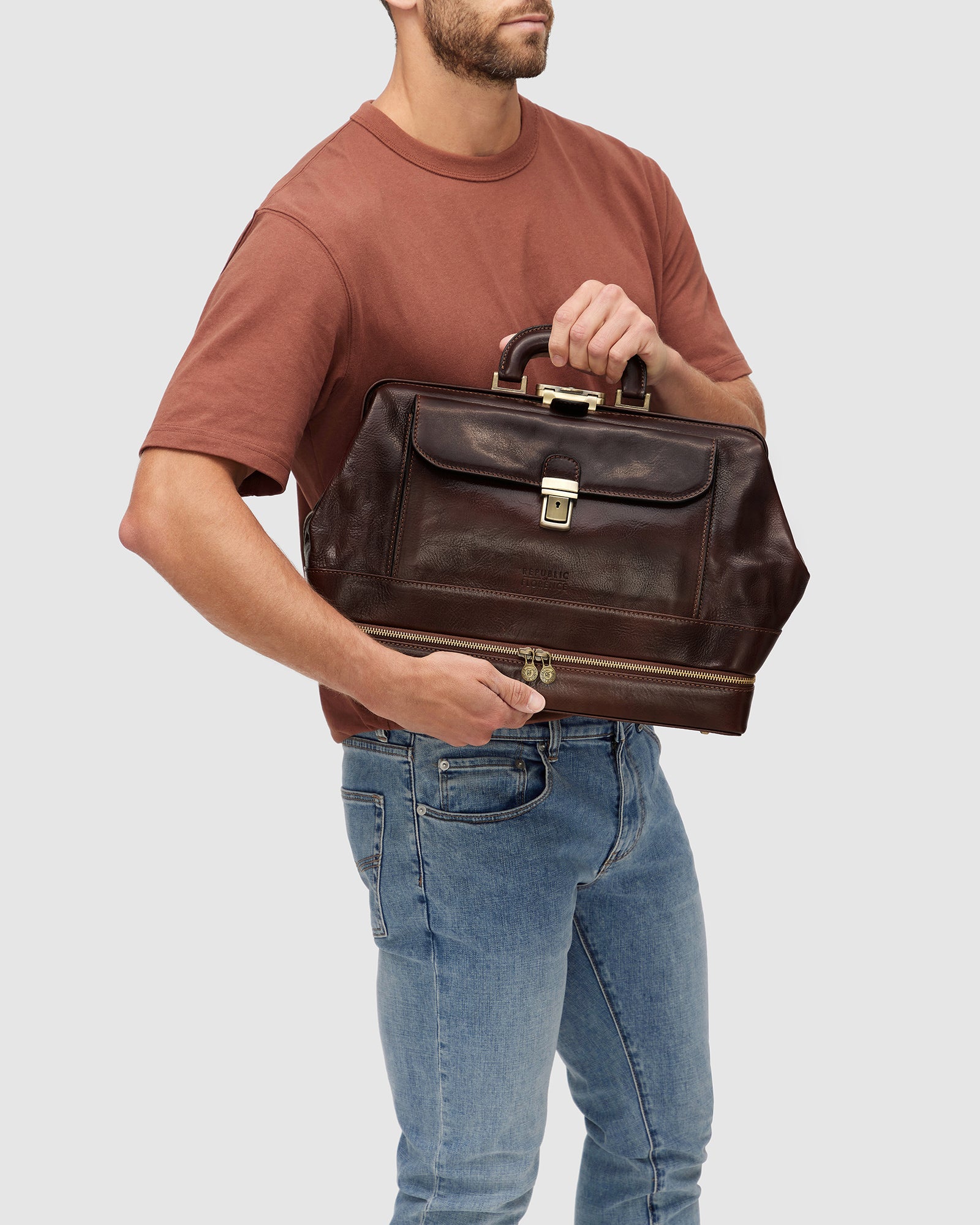 Hippocrates Brown - Leather Doctor Bag
