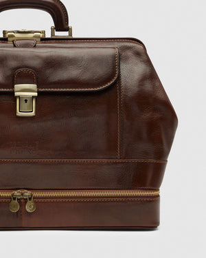 Hippocrates Brown - Leather Doctor Bag - Republic of Florence