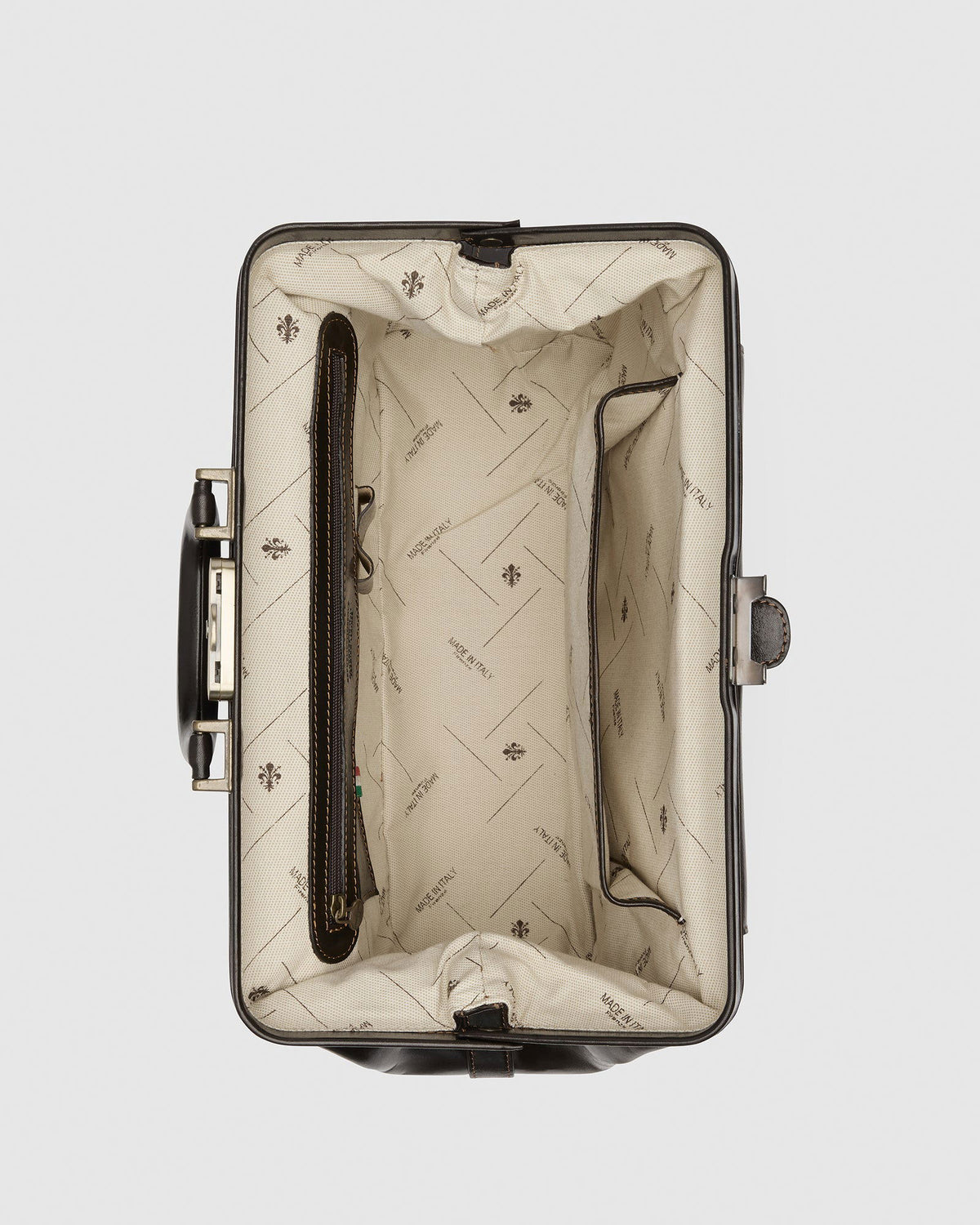 Hippocrates Matt Chocolate - Leather Doctor Bag - Republic of Florence