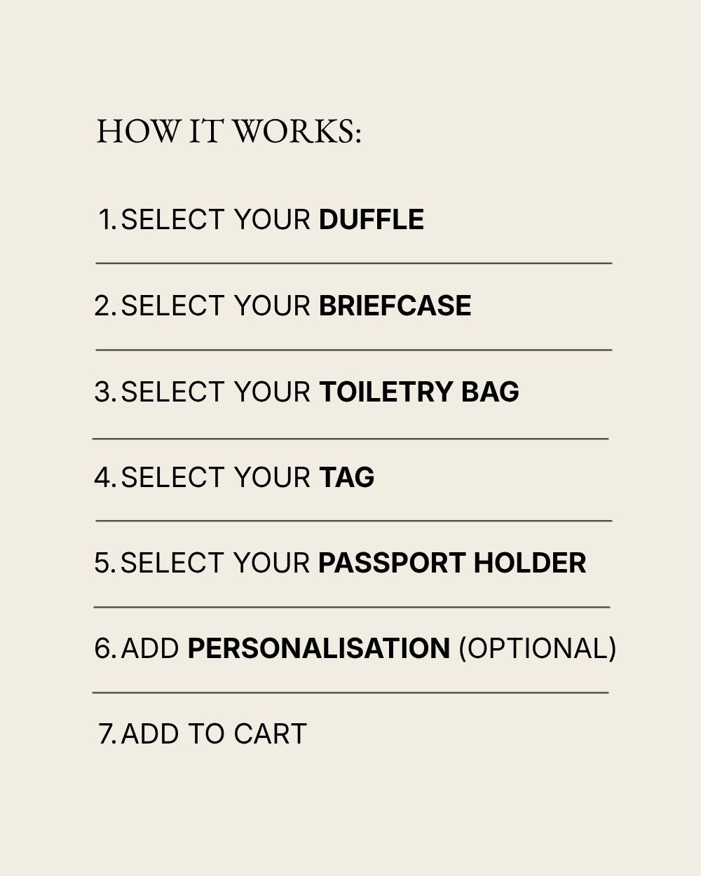 Business Class Set