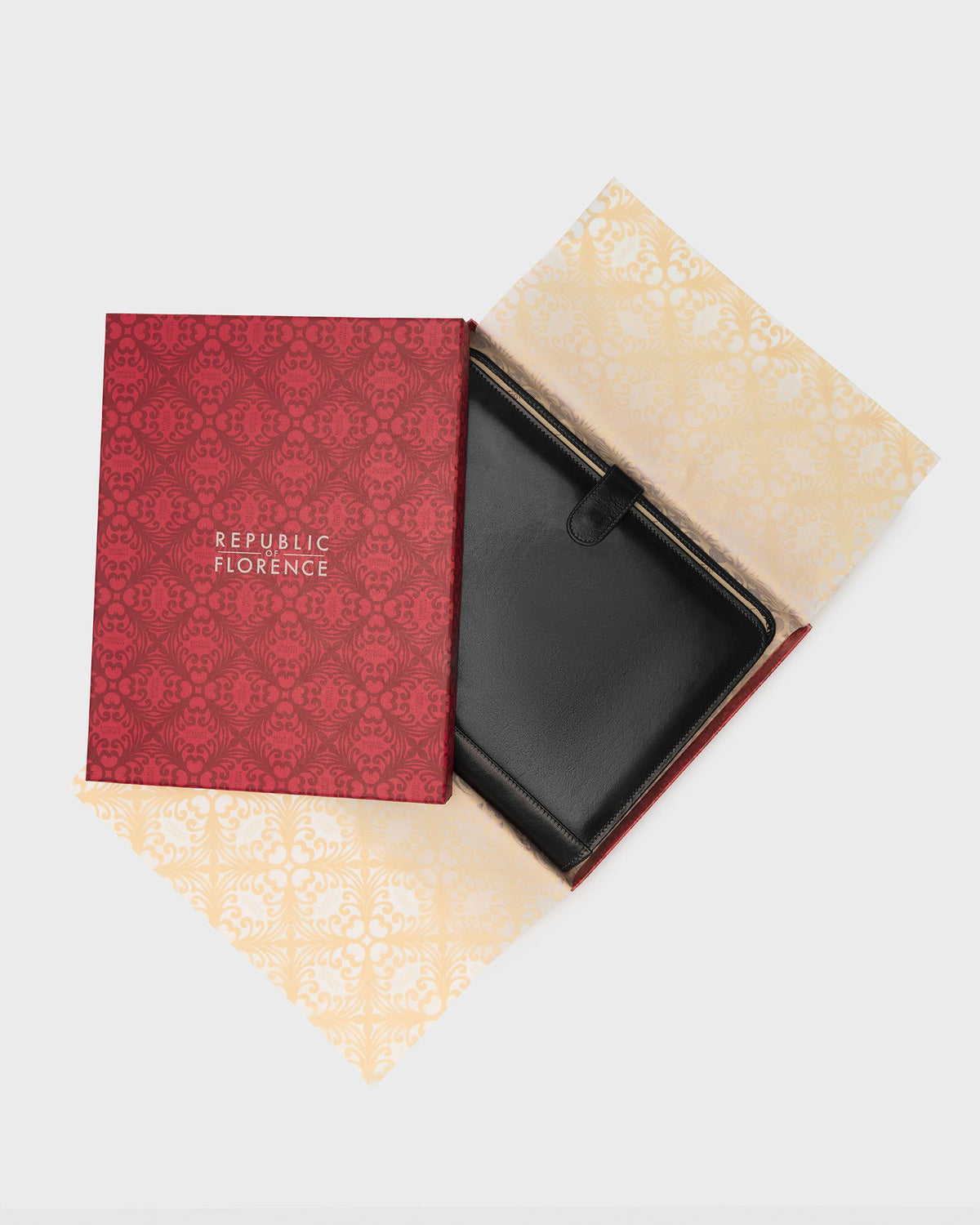 Imperial Black - Clip On Leather Compendium - Republic of Florence