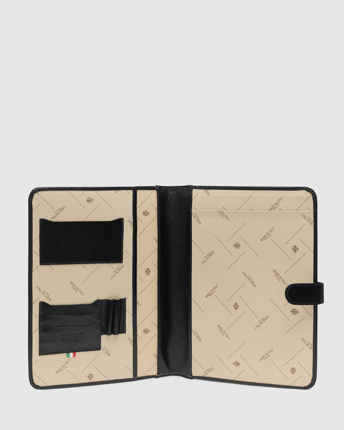 Imperial Black - Clip On Leather Compendium - Republic of Florence