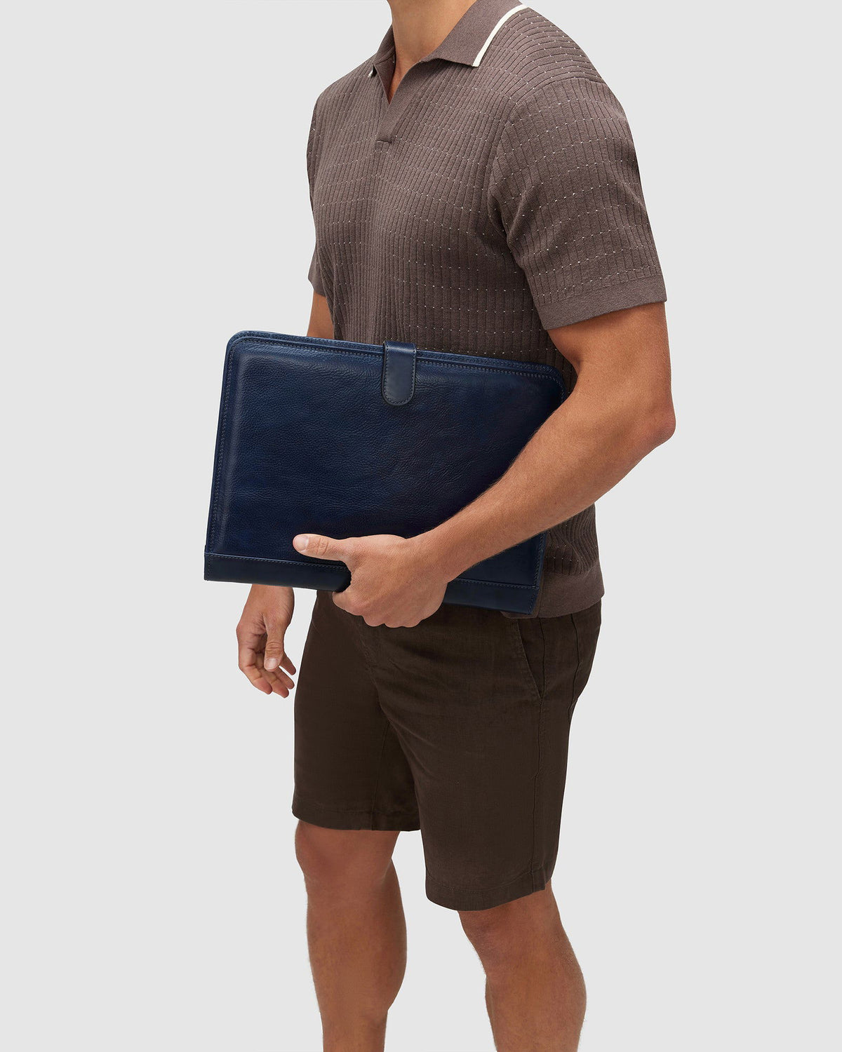 Imperial Blue - Clip On Leather Compendium - Republic of Florence